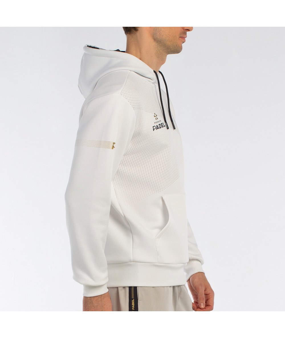 Bullpadel SUDADERA BULLPADEL BAQUE BLANCO ÚLTIMAS EDICIONES