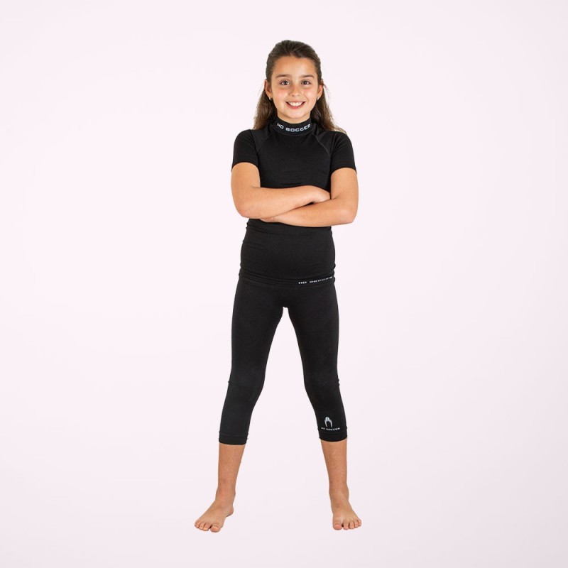 Ho soccer Malla térmica 3/4 negra niño Última moda