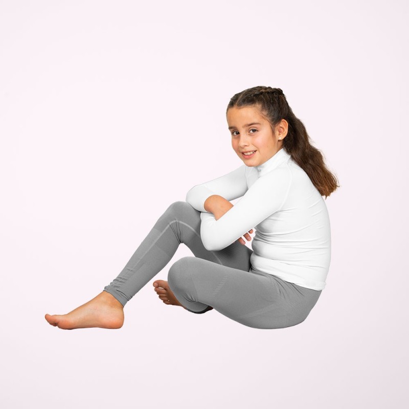 Ho soccer Malla térmica larga gris niño Descuento por venta flash