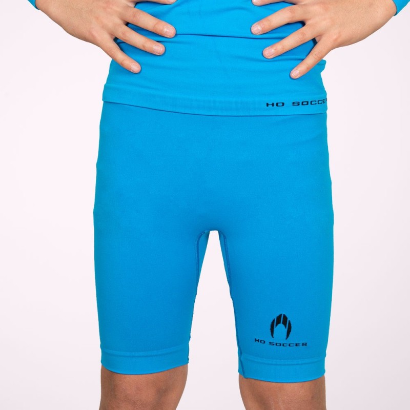 Ho soccer Malla térmica corta azul niño