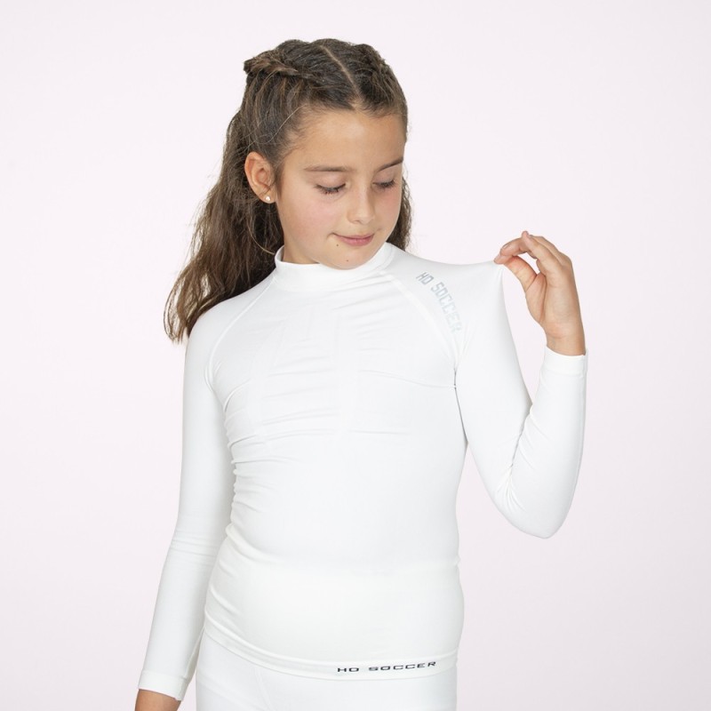 Ho soccer Camiseta Térmica de Manga Larga Junior Blanca Outlet