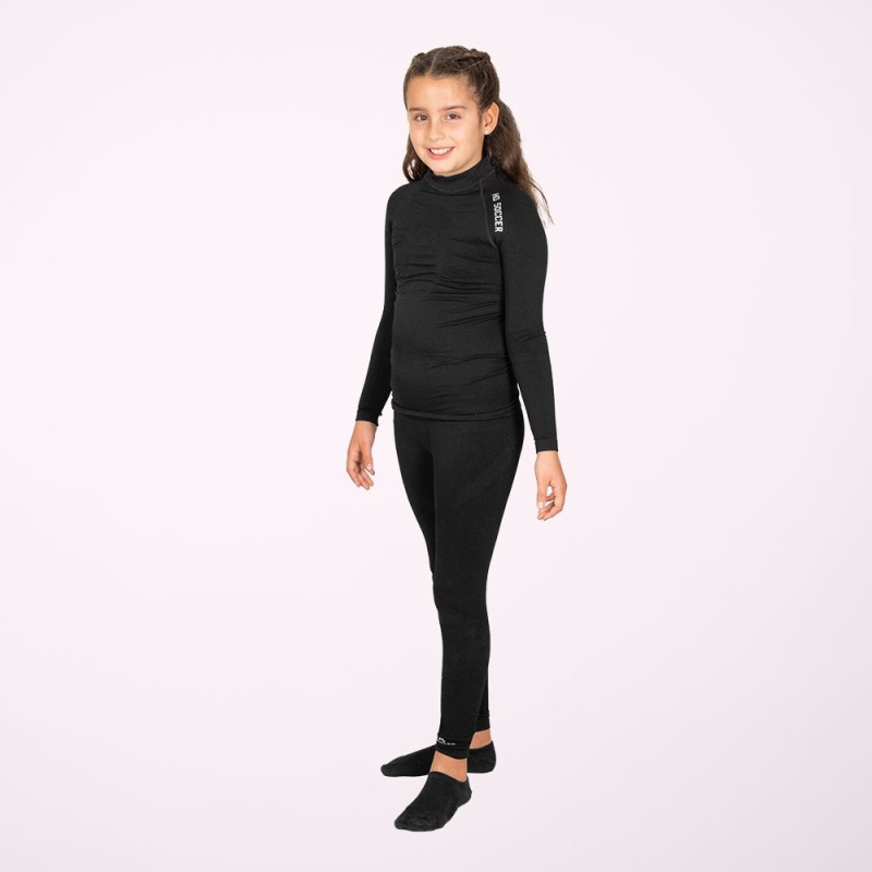 Ho soccer Camiseta Térmica de Manga Larga Niño Negra Outlet online