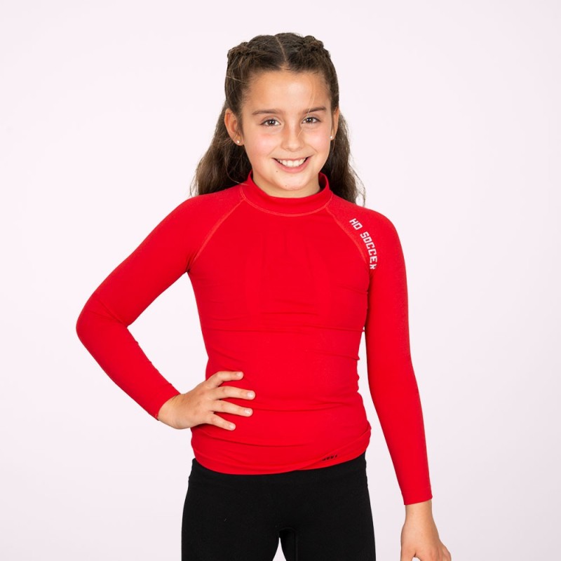 Ho soccer Camiseta Térmica Manga Larga Junior Roja