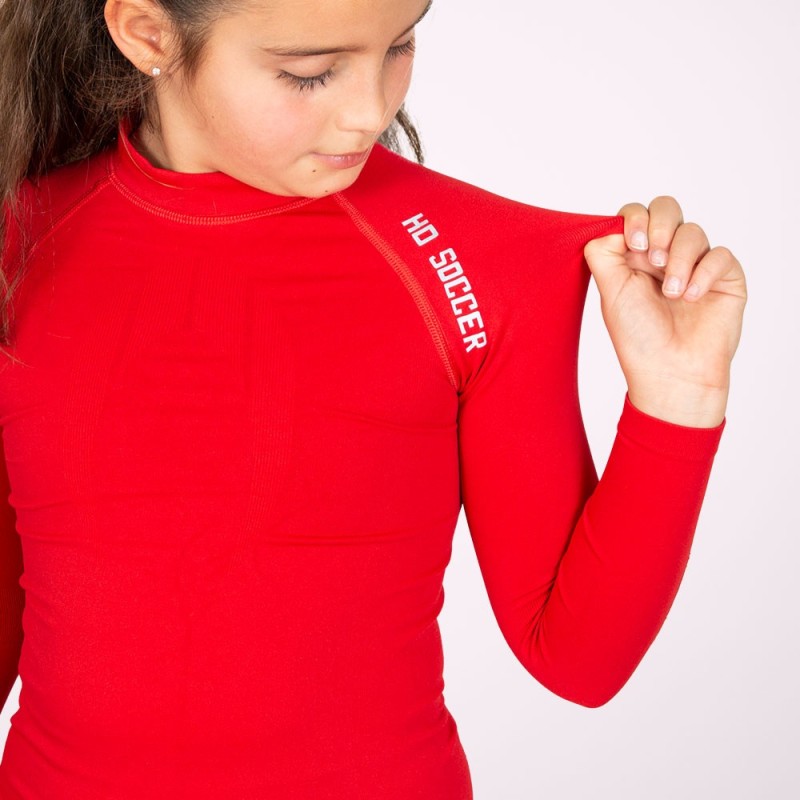 Ho soccer Camiseta Térmica Manga Larga Junior Roja Rebajas