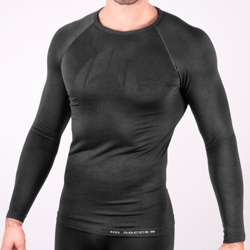 Ho soccer Camiseta Térmica sin Cuello Senior Negra