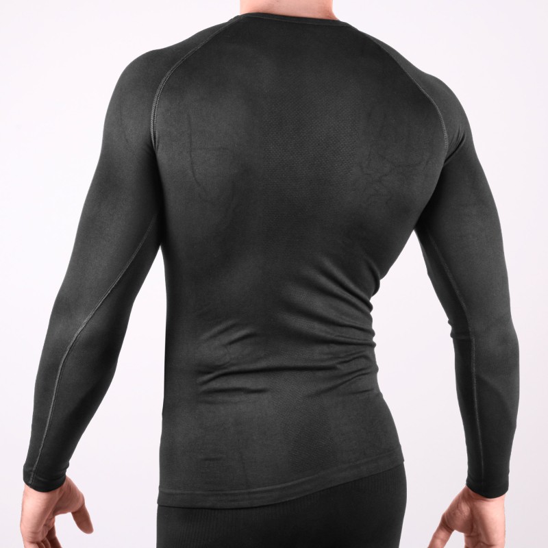 Ho soccer Camiseta Térmica sin Cuello Senior Negra Rebajas baratas