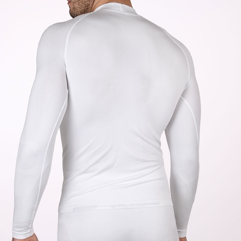 Ho soccer Camiseta Térmica Manga Larga Senior Blanca Descuento