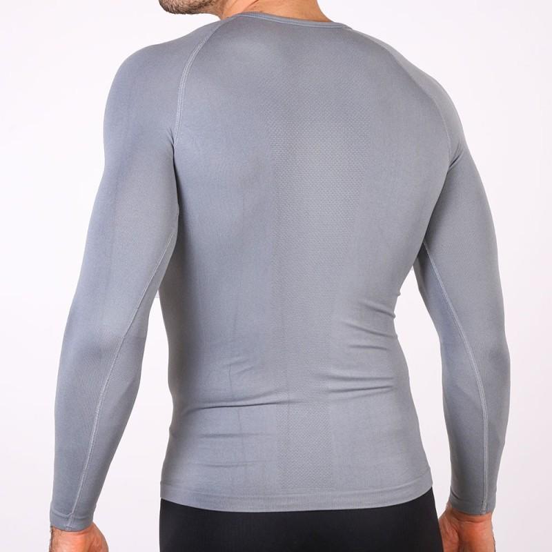 Ho soccer Camiseta Térmica sin Cuello Gris Liquidación