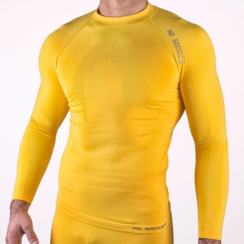 Ho soccer Camiseta Térmica Manga Larga Senior Amarilla