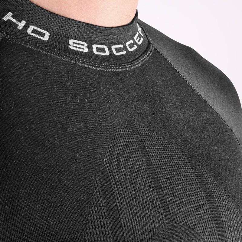 Ho soccer Camiseta Térmica Manga Corta Negra Rebajas top