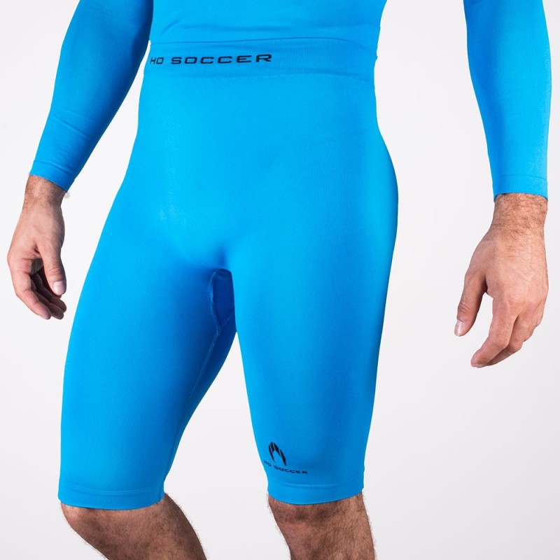 Ho soccer Malla térmica corta azul senior Oferta especial