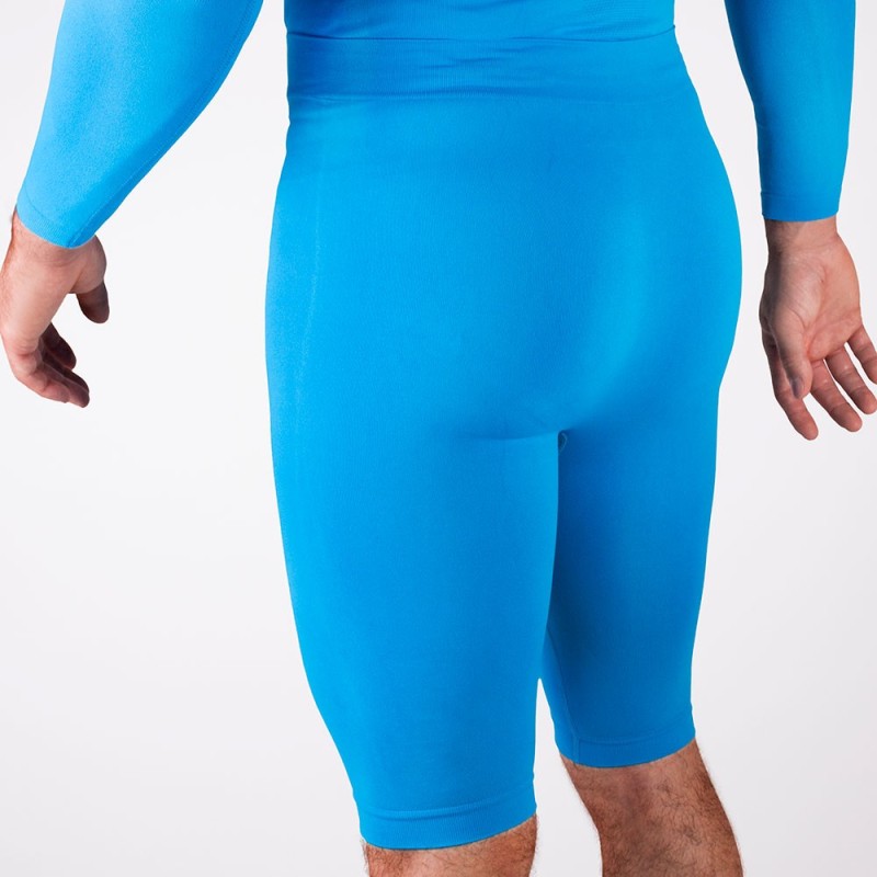 Ho soccer Malla térmica corta azul senior Oferta especial