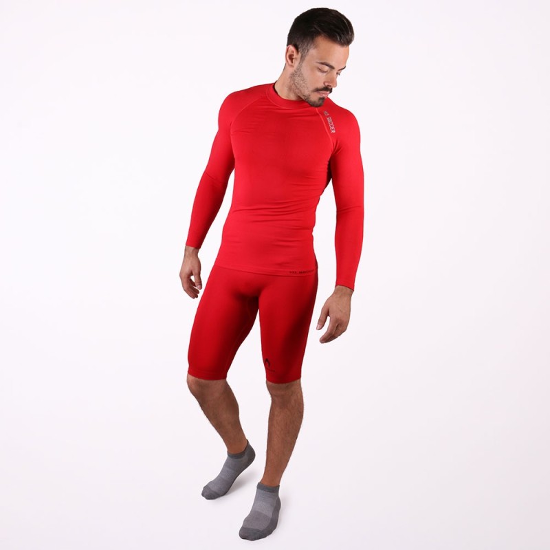 Ho soccer Malla térmica corta roja senior COMPRAR AHORA