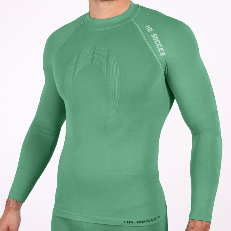 Ho soccer Camiseta Térmica Manga Larga Senior Verde Promoción trimestral