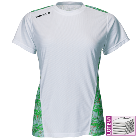 luanvi Luanvi lote 5 camisetas técnicas mujer manga corta nocaut fantasy: luanvi.com: ropa deportiva online Gran oferta