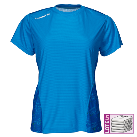 luanvi Luanvi lote 5 camisetas técnicas mujer manga corta nocaut fantasy: luanvi.com: ropa deportiva online Gran oferta