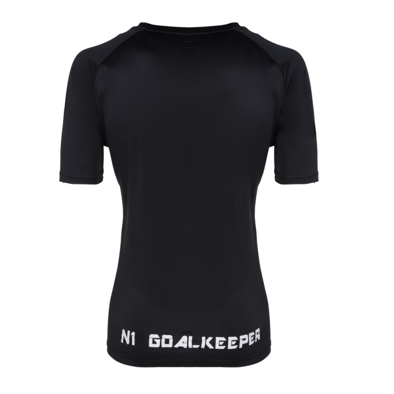 n1 goalkeeper Camiseta Técnica Negra Promoción por tiempo limitado