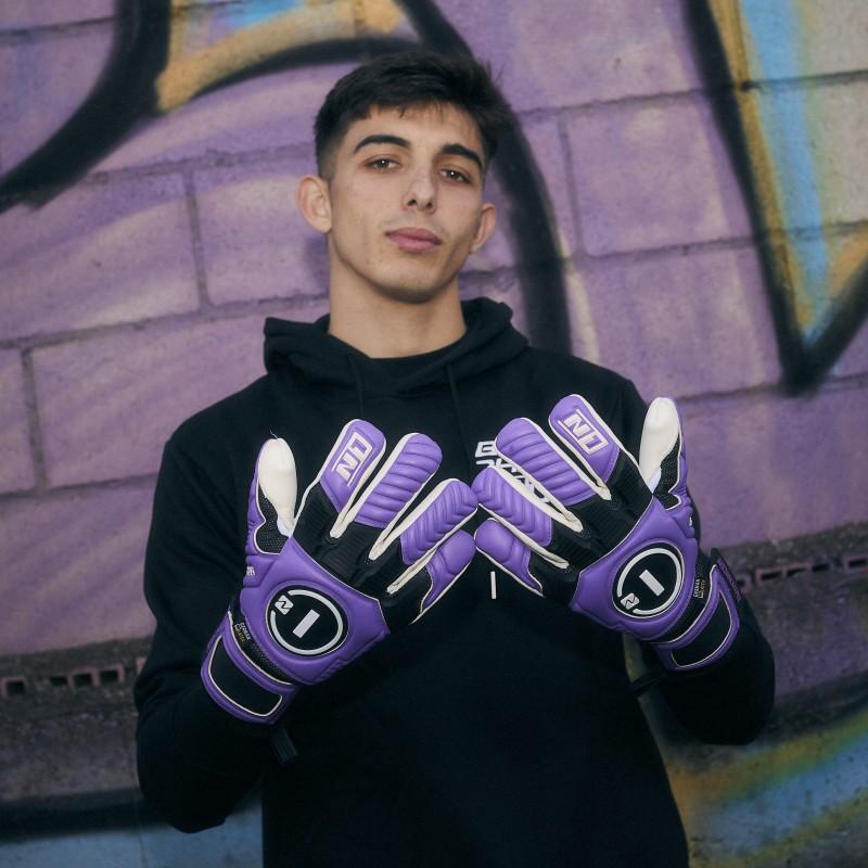 n1 goalkeeper Guantes de Portero Horus 2.0 Elite Purple II Ofertas de temporada