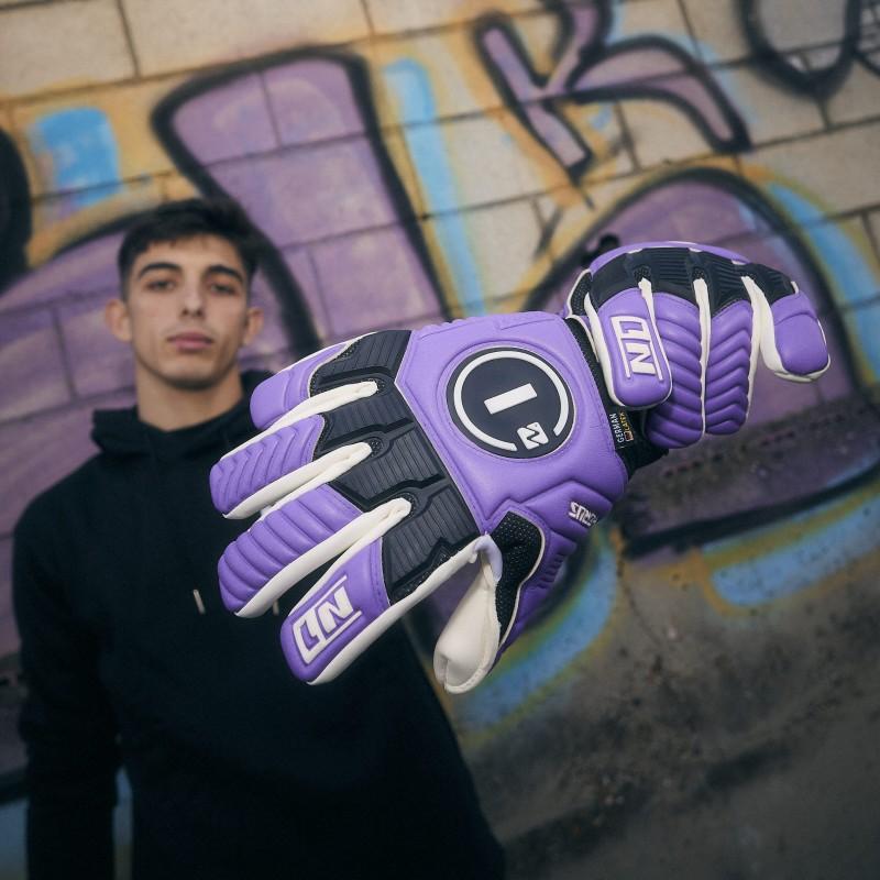 n1 goalkeeper Guantes de Portero Horus 2.0 Elite Purple II Ofertas de temporada