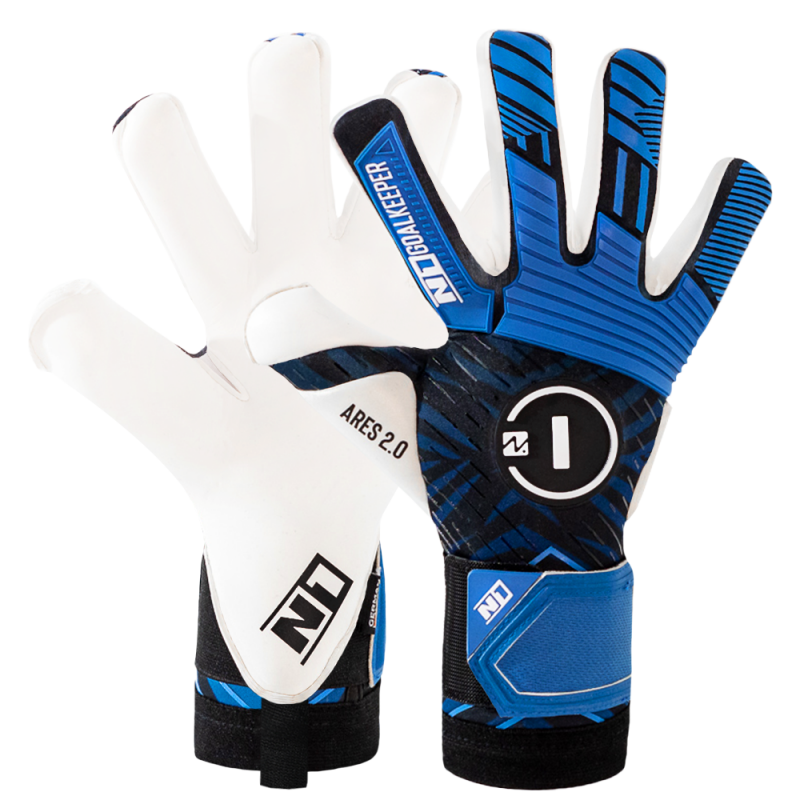n1 goalkeeper Guantes de Portero Ares 2.0 Blue UGT+ II Precio ultrabajo