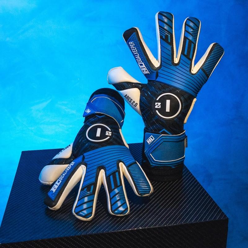 n1 goalkeeper Guantes de Portero Ares 2.0 Blue UGT+ II Precio ultrabajo