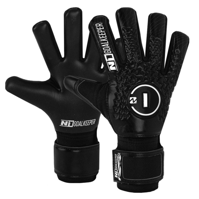 n1 goalkeeper Guantes de Portero Scorpius 2.0 Kids All Black Venta caliente