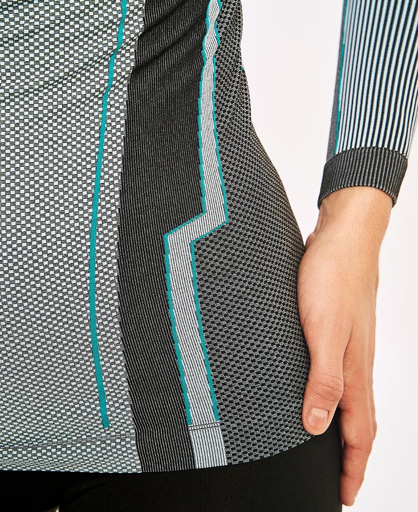 sport hg VERGES Camiseta de manga larga con fibra de carbono azul fluor Envío gratis
