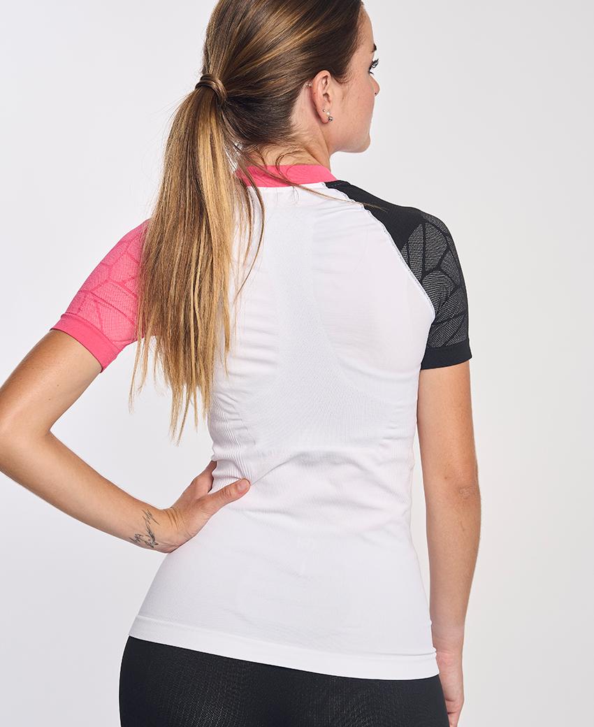 sport hg PRO TEAM Camiseta de manga corta con fibra de carbono blanco Últimos 2 días