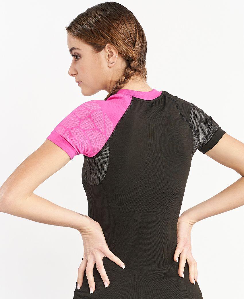 sport hg PRO TEAM Camiseta de manga corta con fibra de carbono negro Último día