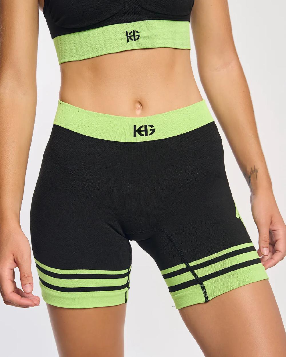 sport hg DALES 2.0 Malla corta con fibra de carbono amarillo