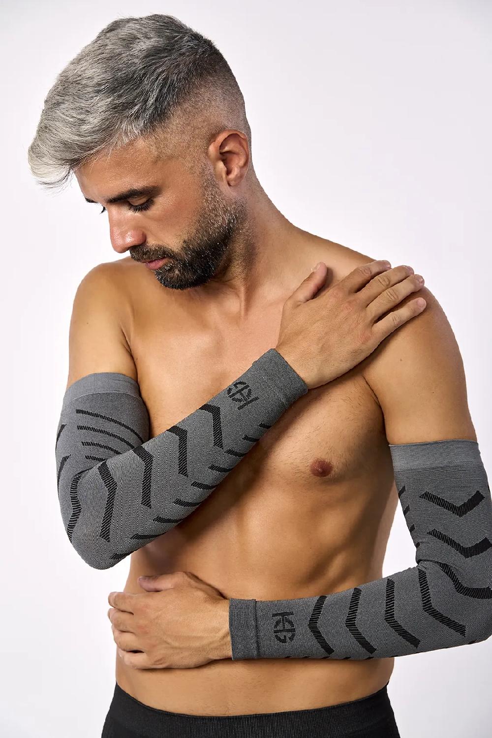 sport hg BONE Manguitos técnicos grises unisex Superdescuento