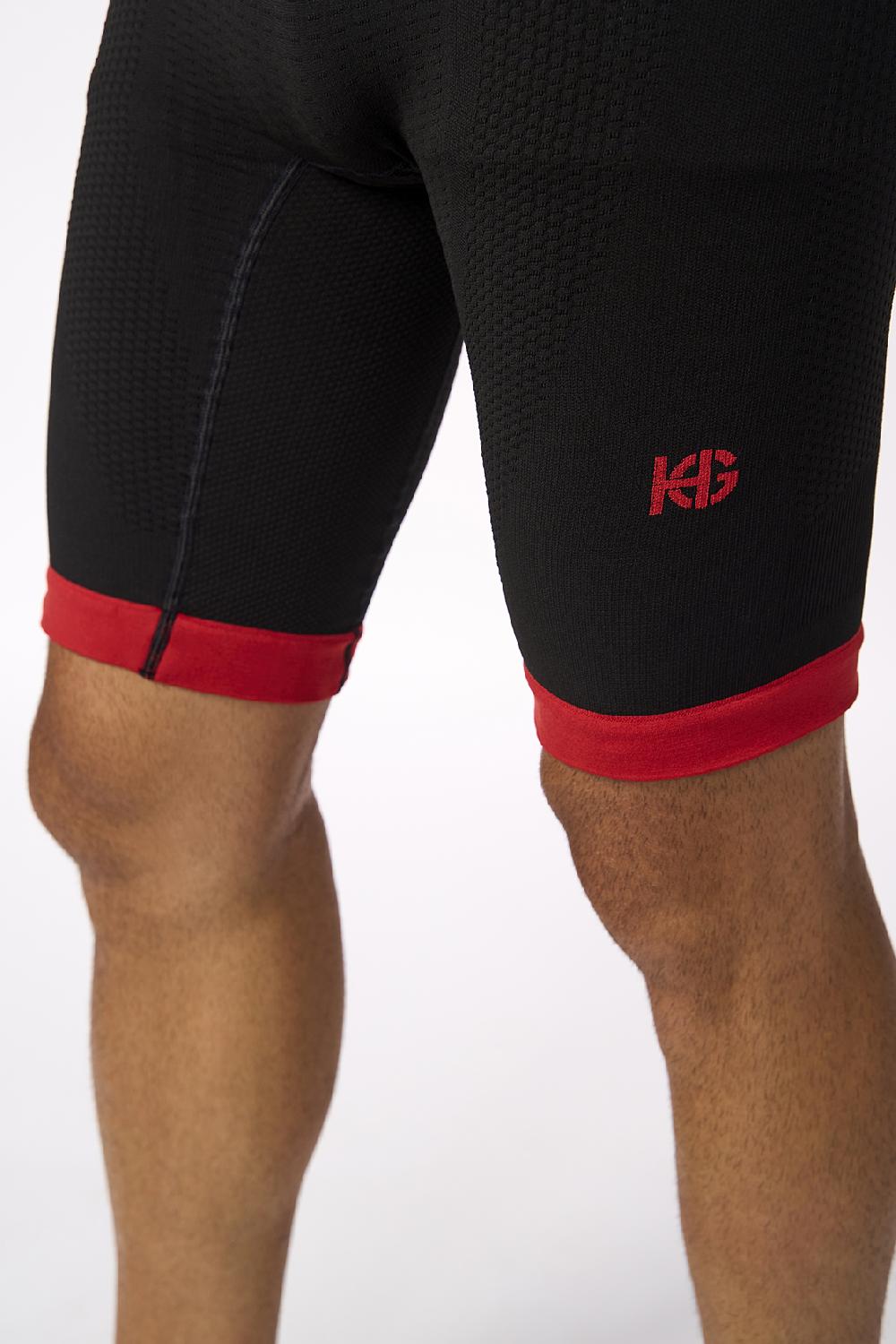 sport hg KERRY Malla corta con fibra de carbono rojo Liquidación