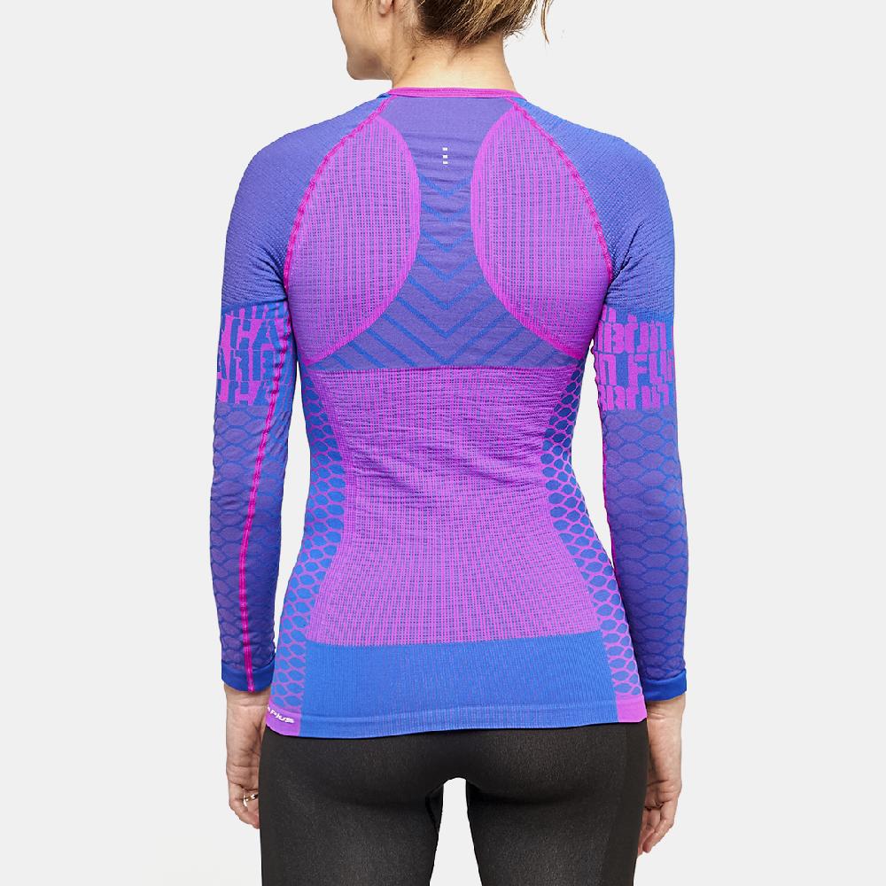 sport hg C-FURY Camiseta femenina de manga larga con fibra de carbono azul Rebajas de fin de temporada