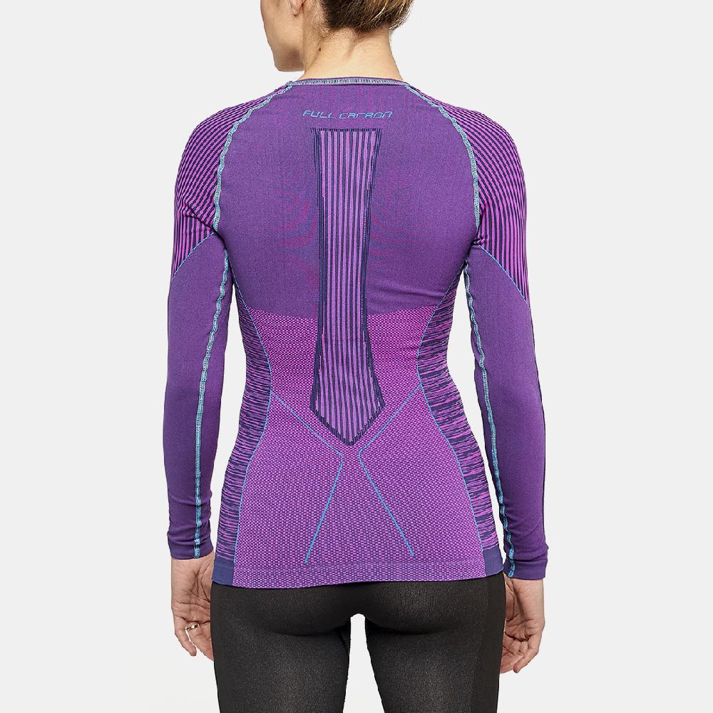 sport hg C-XTREM Camiseta femenina de manga larga con fibra de carbono morado Rebajas