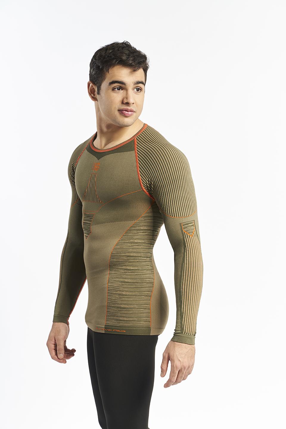 sport hg C-XTREM Camiseta masculina de manga larga con fibra de carbono arena Venta caliente