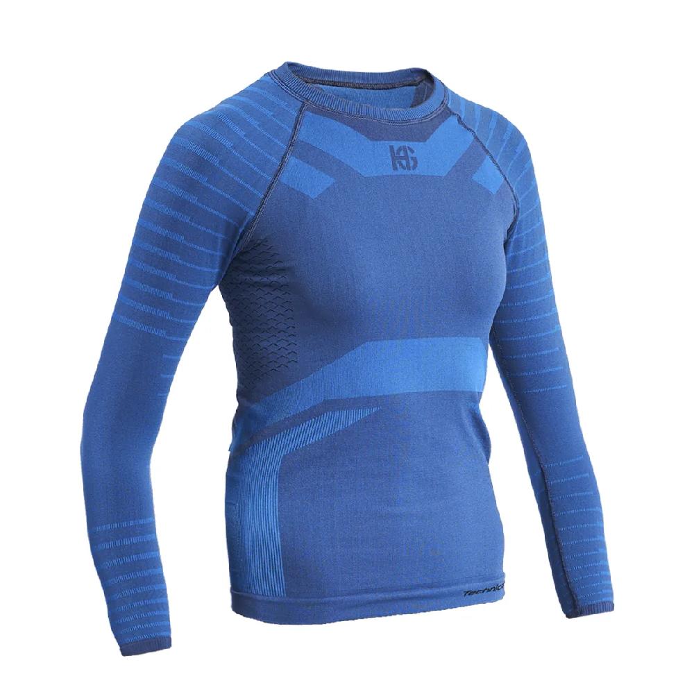 sport hg GRIMSEY Camiseta femenina de manga larga con fibra de carbono azul Rebajas de fábrica