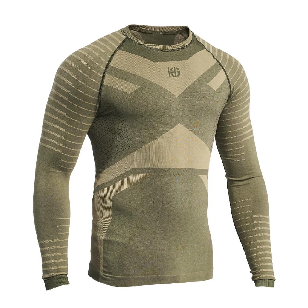 sport hg GRIMSEY Camiseta masculina de manga larga con fibra de carbono arena Los más vendidos