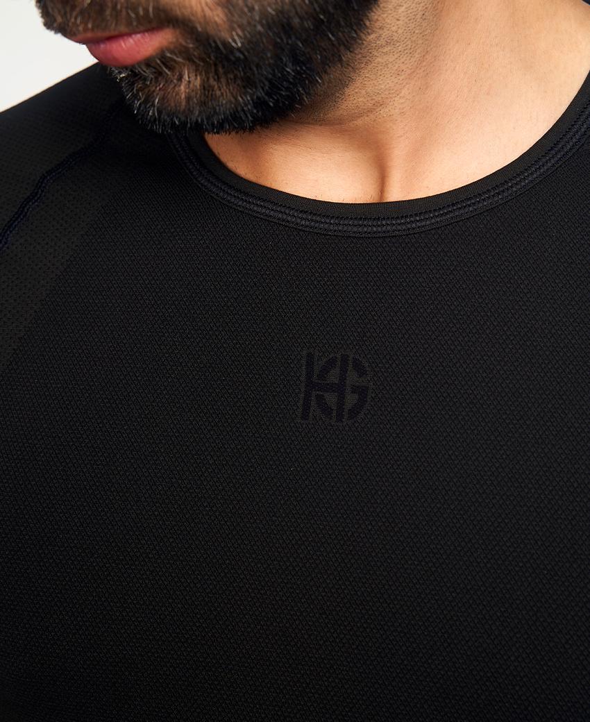 sport hg BASIS Camiseta de manga corta negro Liquidación