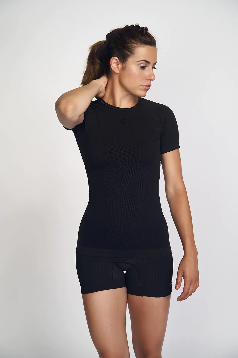 sport hg BASIS Camiseta de manga corta negro Mejor oferta