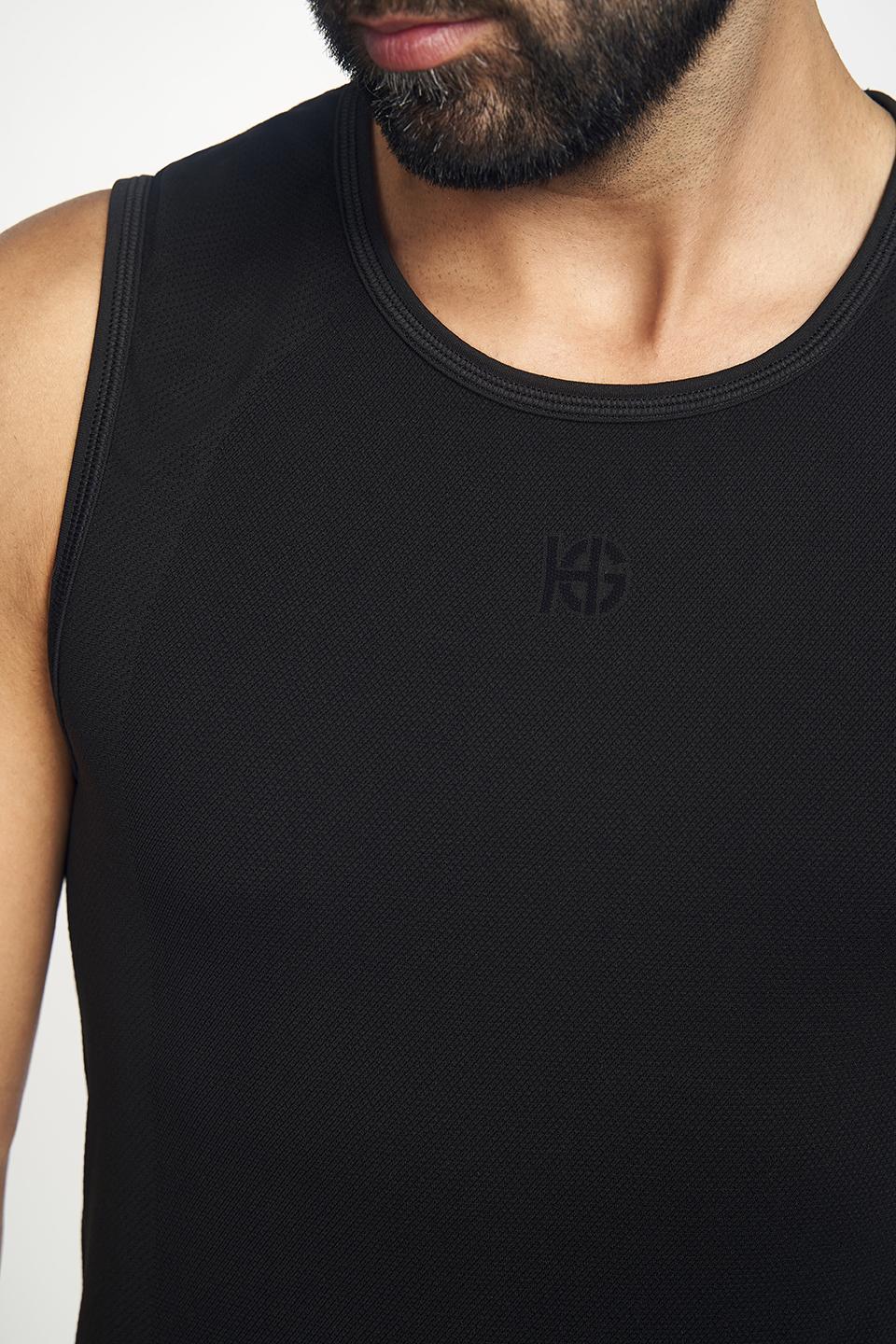 sport hg BASIS Camiseta sin mangas negro Rebajas top