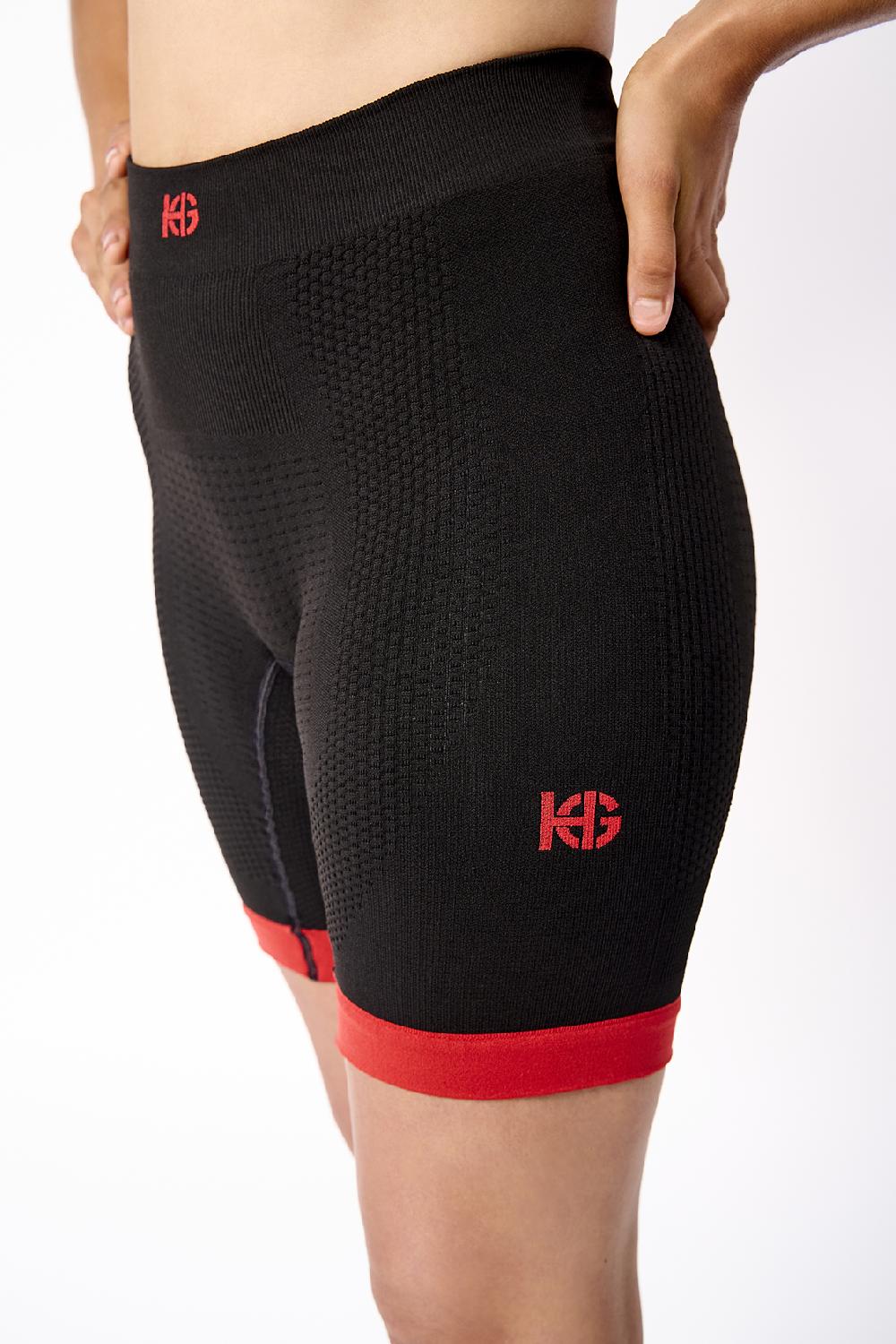 sport hg KERRY Malla corta con fibra de carbono rojo Precios de Black Friday