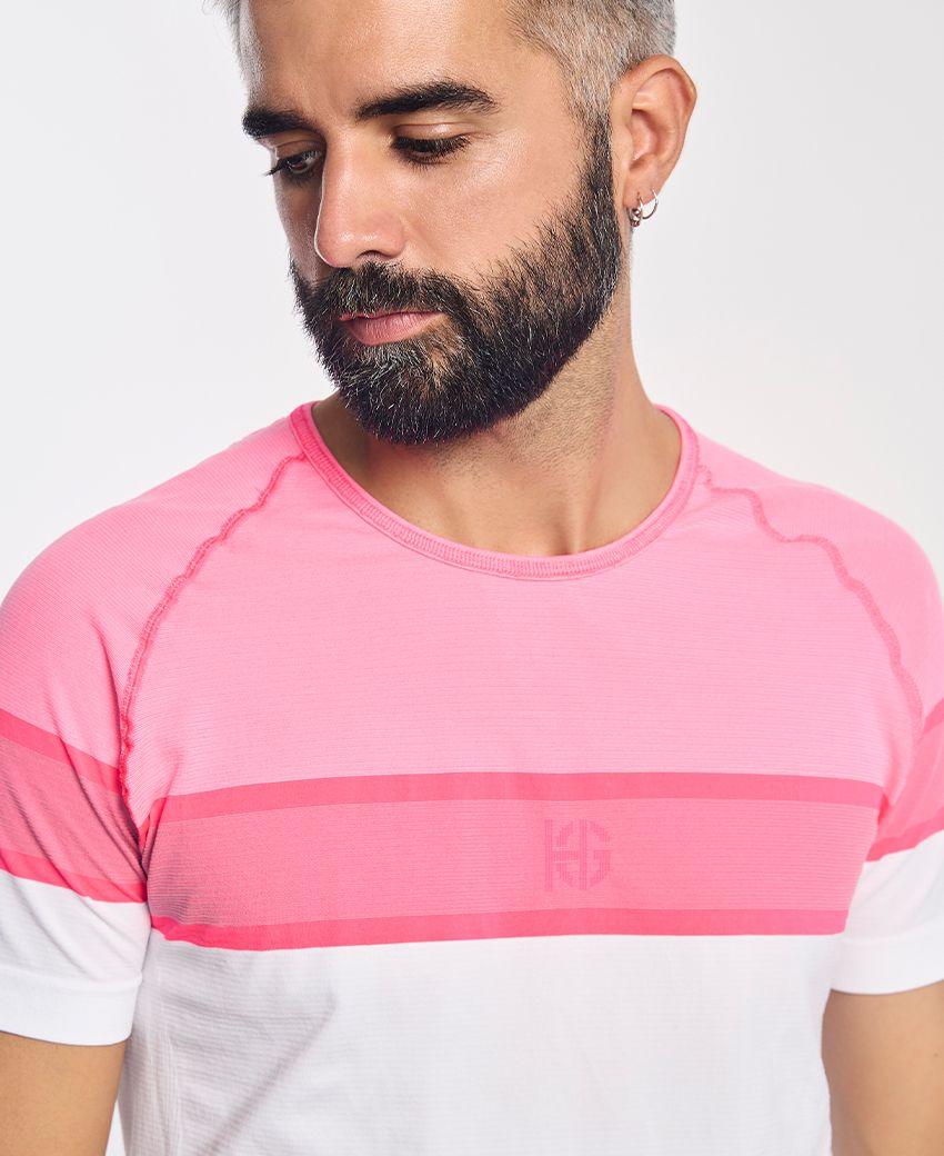 sport hg LAMIA Camiseta de manga corta fucsia Descuentos del mes