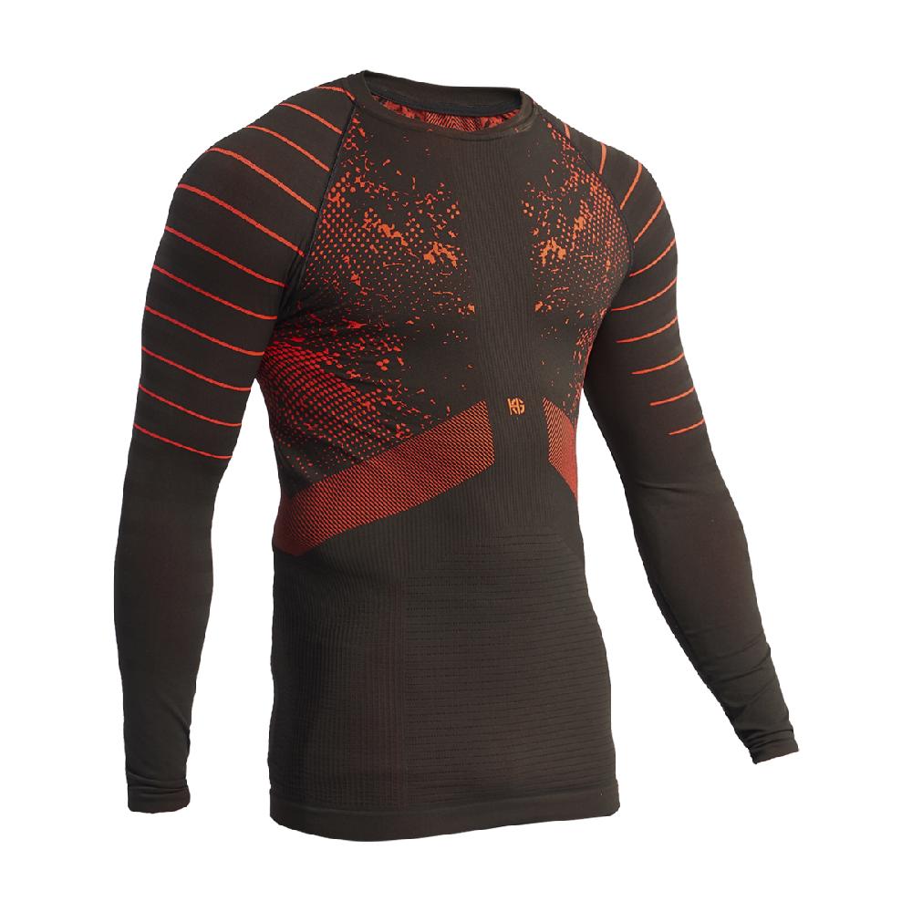sport hg JET Camiseta masculina de manga larga con fibra de carbono naranja Ofertas de temporada