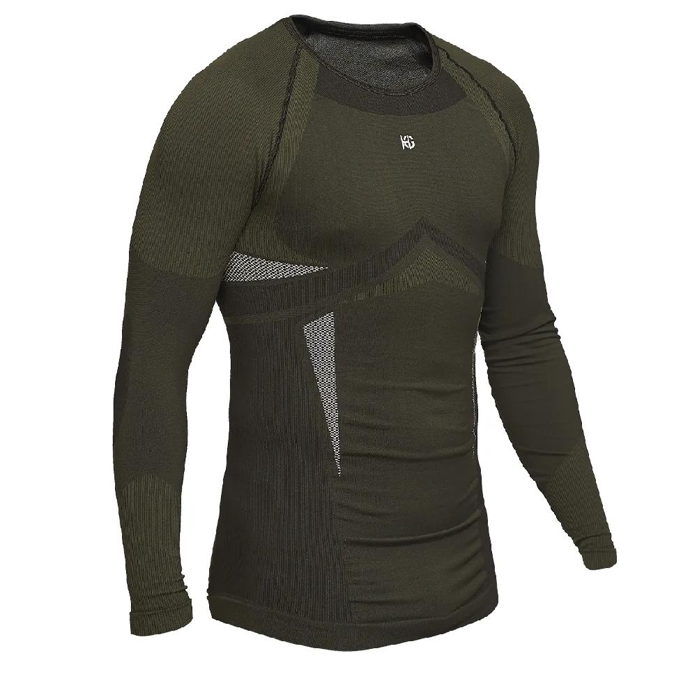 sport hg PALMER Camiseta masculina de manga larga con fibra de carbono verde Devoluciones gratuitas