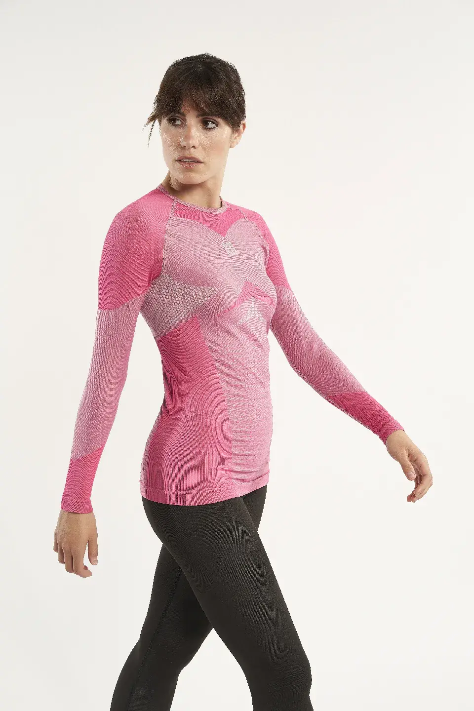 sport hg SOMMA Camiseta femenina de manga larga con fibra de carbono rosa Outlet online