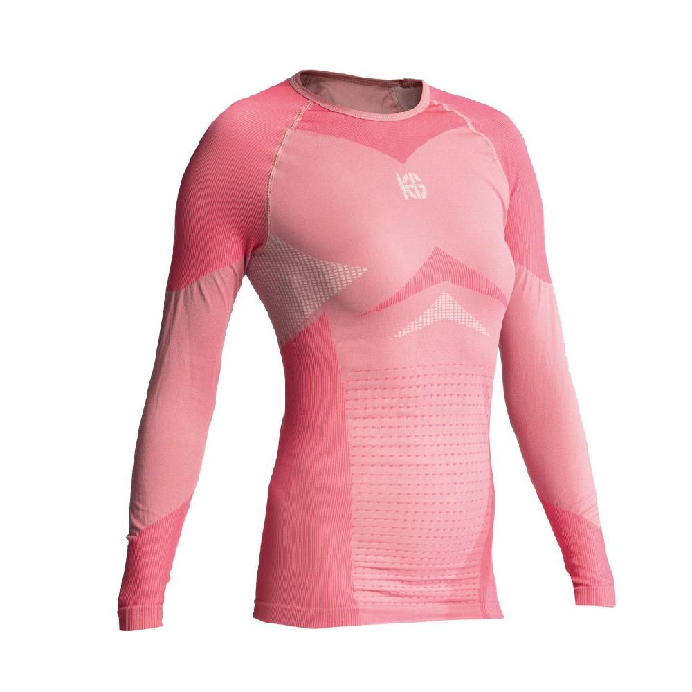 sport hg SOMMA Camiseta femenina de manga larga con fibra de carbono rosa Outlet online