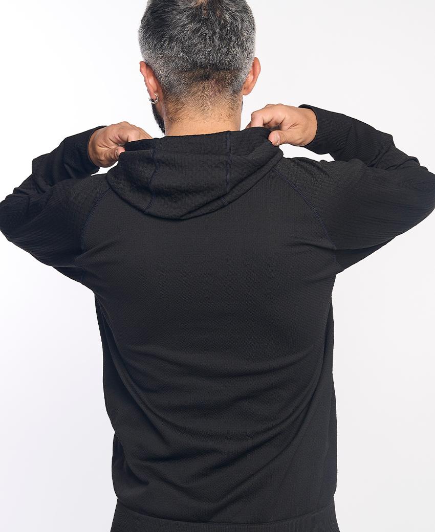 sport hg KONG Sudadera técnica estampada con capucha Descuento
