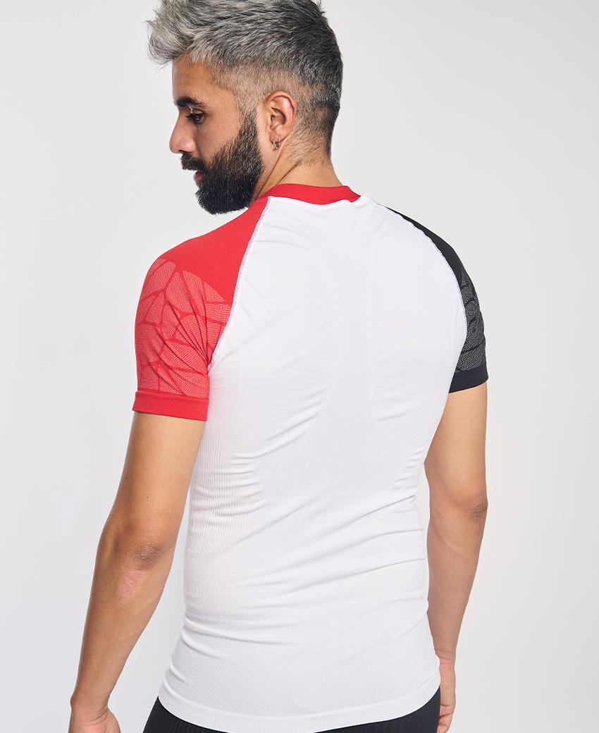 sport hg PRO TEAM Camiseta de manga corta con fibra de carbono blanco Descuentos del mes