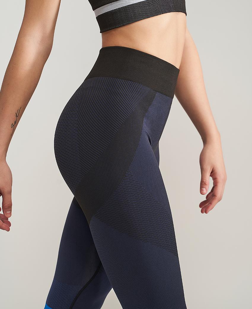 sport hg PENTRO UNISEX Malla larga técnica con fibra de carbono negro y marino Última moda