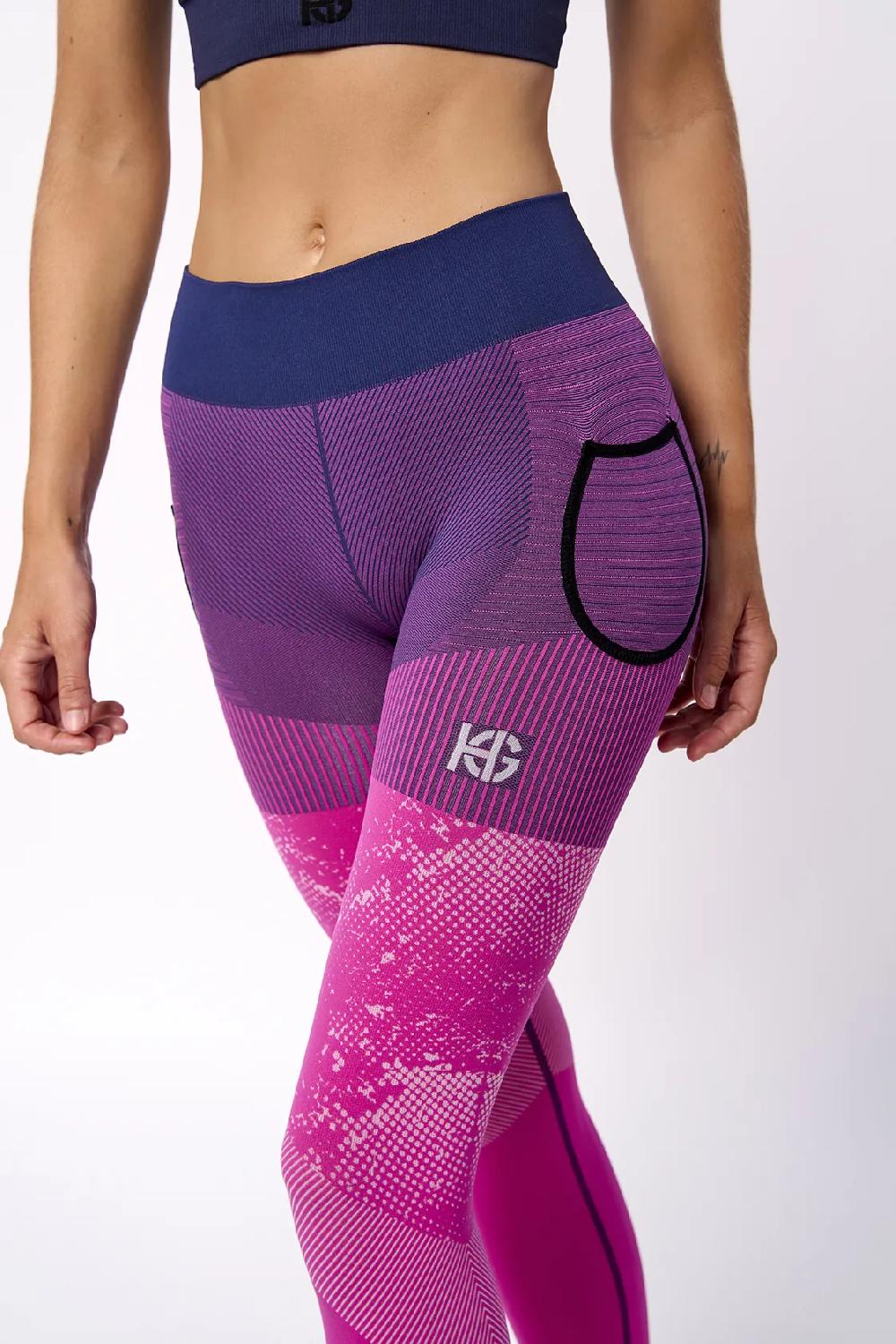sport hg KINSKY Malla larga técnica con fibra de carbono fucsia